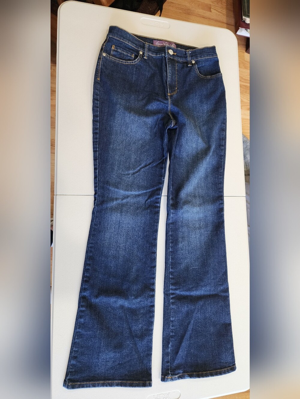 Gloria Vanderbilt Dark Blue Flare Jeans